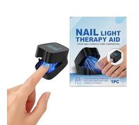 Rechargeable Nail Lamp - Led Device for Home Care | Abs Material with 2w Output Power, Effective Tool for Discolored Toenail Fingernail, Portable Compact Size, Women Men Repair Accessory