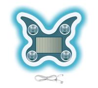 Rechargeable Neon Sign - LED Car Light for Bedroom Party | Butterfly Shape with 6 Modes, Cordless Window Decoration, Vehicle Truck Motorcycle accents Lighting for Outdoor Indoor