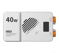 Rechargeable pour lumière vidéo 40 W pour diffusion en direct rechargeable | Évaluation de plus de 95 ans, tons de peau précis, reproduction naturelle des couleurs, prêt pour les photos et les vidéos