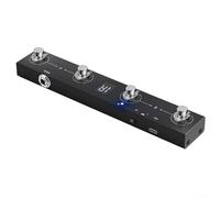 Rechargeable pour pédale MIDI avec 4 boutons, connexion USB, compact pour une utilisation facile par les musiciens