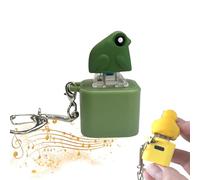 Rechargeable Quacking Duck Keychain - Duckeys Croaking Sound Fidget Toy, Fidget Toys Adults with Colorful Lights, Fun & Portable Anxiety Relief Toy (B-1Pcs)
