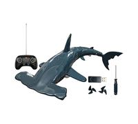 Rechargeable RC Shark toy, 2.4GHz Waterproof Diving Boat, Standard Size Pool Toy with Realistic Movement, Remote Control Submarine, Shark Boat with Durable Design, RC Toys for Kids Boys Girls Bathroom