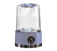 Rechargeable sans fil pour mini machine à laver, sous-vêtements, chaussettes, machine à laver, petites machines à laver portables pour dortoir, soutien-gorge, sous-vêtements, chaussettes (violet)