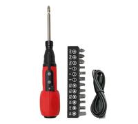 Rechargeable Screwdriver - Cordless Electric Driver, Portable Home Tool, Lightweight Handheld Design, Quick Charge Function With Convenient Repair Assistance Use | Compact Screw Driving Tool For Cabin