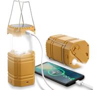 Rechargeable Solar Camping Light,Torch For Outdoor Lighting,Ipx4 Waterproof Camping Lantern,3 Charging Methods For Camping,Excursions,Rescue,Fishing,Cellar.[H55]