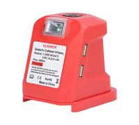 Rechargeable Spotlight Power Tool Lithium Battery Charging Lampe avec ports USB DC14.4 19.2V pour P743 PSK005 PBP2003 P107 Worksite ABS Shell Black