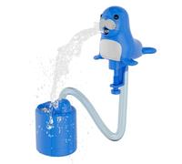 Rechargeable Water Table Pump Toy - Continuous Play Summer Activity Toy, Interactive Accessory | for Beach Garden Bathroom Bathtub Home Apartment Travel Use, Water Pump Toys, Kids Bath Play Set