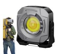 Rechargeable Work Light,2400LM 360 Degree Rotating Waterproof Portable Work Light - Camping Lamp for Shop Welding Construction Mechanic Painting Inspection