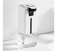 Rechargeables Fenêtre Visuelle Piles Distributeur De Savon De Mousse,Mur-monté Automatique Distributeur Savon,Pour Salle De Bains Cuisines-Blanc 20x9.7x7cm