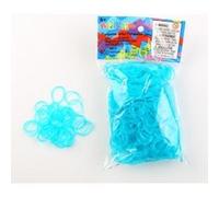 Recharges 600 élastiques Rainbow Loom Turquoise jelly Turquoise G