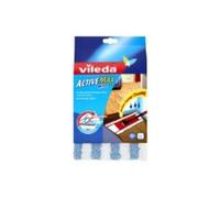 Vileda Coton de remplacement et chiffon microfibre 141001 – Absorption maximale et nettoyage