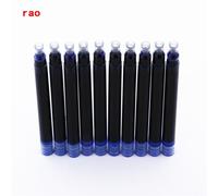 Recharges de cartouches d'encre bleue, 10 pièces, qualité de luxe, stylo à plume, assurance de marque, type universel, d'autres marques sont également adaptées