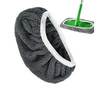 Recharges de chiffon de nettoyage humide, housses de vadrouille lavables - Tampons de vadrouille humide en microfibre,Recharges de vadrouille humide lavables, housse de vadrouille plate pour la maison