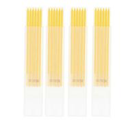 Recharges de Crayon de Charpentier, Graphite 2,8 mm, HB, Jaune, 24 Pièces avec 4 Boîtes de Rangement, pour Travail du Bois et Construction