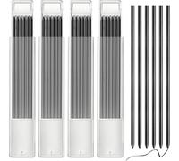 Recharges De Crayons De Charpentier, 24pcs 2.8mm Recharge De Crayon Crayon De Charpentier, Recharges De Crayons De Charpentier Solides, Mines De Crayon Noir Pour Dessin D'architecte, 24zhsx