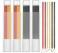 Recharges De Crayons De Charpentier, 24pcs 2.8mm Recharge De Crayon Crayon De Charpentier, Recharges De Crayons De Charpentier Solides, Mines De Crayon Noir Pour Dessin D'architecte, 24zhsx