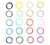 Recharges de Filament ABS 1,75mm 20 Pièces pour Stylo 3d pour DIY | Compatibles Universels, Usage Créatif et Professionnel, pour Garçon et Filles et Artistes, Fournitures D'impression