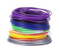 Recharges de filament PCL 10 couleurs 1,75 mm Stylo d'impression pour imprimante 3D basse température Matériau de qualité alimentaire Réutilisable Projets créatifs