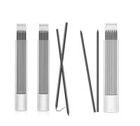 Recharges de Graphite Crayons de Charpentier,36 PCS Noir Mines 2,8 mm pour Crayon de Menuisier Solides Remplacement Crayons Mécaniques à Trous Profonds pour Travail du Bois,Création Artistique Design