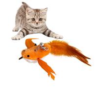 Recharges De Jouets En Plumes De Chat - Accessoires De De Rechange, Accessoires De Teaser Interactifs, Ensemble De Cloches À Plumes Colorées, Pour Chatons, Exercice En Intérieur, Récréation,