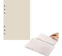Recharges De Papier A5, 800 Pages/400 Feuilles, Papier Ligné Ligné, 6 Trous Pour Agenda, Carnet De Notes (Vierge (A5)[Z817]