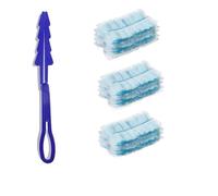 Recharges de plumeau, 10/50 pièces, poignée Incluse, Chiffons électrostatiques, dépoussiérage sans Effort for Stores Meubles pour Maison et Bureau(30PCS)