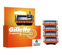 Recharges De Rasoir Fusion5 Power Pour Hommes,Pack De 4,Cartouches Avec Bande Lubrifiante Améliorée,5 Lames Pour Un Rasage Manuel