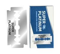 Recharges De Rasoir Manuel - 10 Pièces Têtes de Rasoir Double Tranchant Remplacement | Accessoires de Rasage Hommes Femmes pour Barbier à Domicile Voyage Maquillage