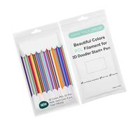 Recharges de rechange pour stylo basse température de 2,5 mm - 22/32 couleurs - Recharges de filament pour impression PCL pour enfants