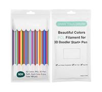 Recharges de rechange pour stylo basse température de 2,5 mm - 22/32 couleurs - Recharges de filament pour impression PCL pour enfants