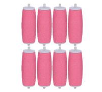 Recharges de rouleaux de rechange pour lime électrique à pieds, compatibles avec lime à pieds Scholl Express Pedi, extra grossière, régulière et lisse (rose lisse, 8)