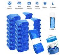 Recharges de seaux à couches multicolores pour Tommee Tippee Sangenic Simplee ou Twist & click pour Angelcare pour Genie pour seaux Munchkin 5Pcs-Blue