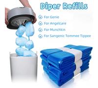 Recharges de seaux à couches pour Sangenic Tommee Tippee pour génie pour Angelcare pour Munchkin Piurple-3 Pack