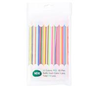 Recharges de Stylo 3D Doodler, PCL Filament Haute Précision 2.5 mm, Recharge Filament Inodore Sans Toxique, Uniquement Compatible avec 3Doodler Pour École, Bureau, Maison 22 Couleurs