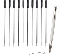 Recharges De Stylo À Encre Noire Pour Stylo Cross Pen - Pointe Moyenne De 11,4 Cm - Compatible Avec Les Stylos À Bille Cross 8513 - Usage Personnel Et Encre À Séchage Rapide Pour Le Bureau