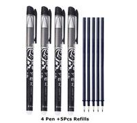 Recharges De Stylo Effaçable,Jeu De Tiges,Aiguille 0.5mm/Pointe À Balle 0.7mm,Poignée Lavable,Stylo À Bille Effaçable Pour Stylo D'école,Outils D'écriture - Type Black Bullet Tip I