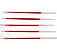 Recharges De Stylo Gel,Recharges De Stylos À Encre Gel Roller 0,5 Mm,Recharge De Stylo Neutre À Pointe Fine Pour Écrire Un Journal,Prendre Des Notes(A-Rouge)