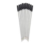 Recharges De Stylos À Bille Remplaçables 10 Pièces Recharges Métalliques Pour Stylos À Action Torsadée Pointe De 1.0mm Outils D'écriture Scolaires