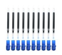 Recharges de stylos Gel noirs, 0.5mm, écriture lisse, Anti-avalement, pour stylos de sécurité, 10 pièces