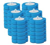 Recharges de système de nettoyage des toilettes jetables, tête pinceau toilettes 36 pcs, remplacement brosse portable à forme plate pour toile bain en toilette