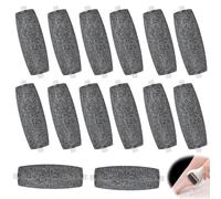 Recharges de têtes de rouleau de rechange compatibles avec lime électronique Scholl Callus Remover - Recharge extra épaisse - Pour enlever la peau dure - Pour homme et femme - Noir (14)