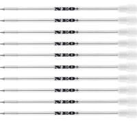 Recharges D'encre Bleue Ou Noire Pour Stylos À Billes Swarovski Element Cristal D1 Par Neo + Bleu 10