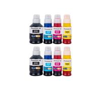 Recharges d'encre GI-53 - Pack de 8 - Noir Couleurs - Haute capacité 3800 pages - compatible Canon PIXMA G550 G650