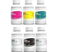 Recharges d'encre pour imprimante DTF, 6 bouteilles de 500 ml, CMYK + WW Set de couleurs, 6 x 500ml CMYKWW