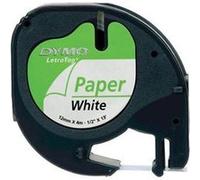 Recharges d'étiquettes Dymo 12 mm x 4 m Blanc G
