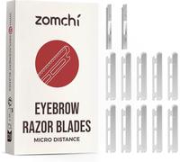 Recharges D'outils Dermaplane En Métal S, Lot De 10 Lames De Rechange (Micro Distance), Recharges De Rasoir Dermaplaning, Lames De Rasoir À Sourcils Sans Plastique