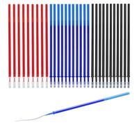 Recharges Effaçables Bleues 0,5mm de Haute Qualité, 30 Recharge Stylo pour Pilot Frixion, Compatibles avec Stylos Pilot FiXion, Longue Durée d'Écriture de 400m, Encre Thermosensible
