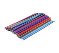 Recharges Filament Pcl 260 Pièces Basse Température | Bâtonnets Courts 2,5mm X 15cm, Couleurs Vives Variées, Impression Précise pour Débutants, Enseignants et Couleur Aléatoire