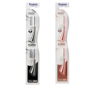 Recharges Noires et Roses pour Brosse à Dents Électrique Power - Lot de 2 Boîtes de 2 Têtes - 4 Recharges au Total - Compatibles Power et Hybrid