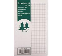 Recharges pour agenda Exatime 17 - EXACOMPTA - quadrillé 5x5 - 44 feuillets - 172x105 mm